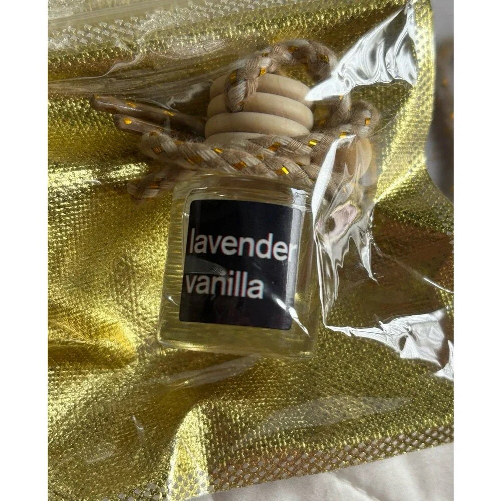 Gourmand Scented Car Air Freshener 2-Pack Lavender Vanilla and Buttercream - Picture 3 of 5